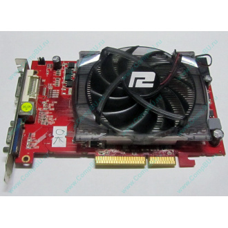 Б/У видеокарта 1Gb ATI Radeon HD4670 AGP PowerColor R73KG 1GBK3-P (Тверь)