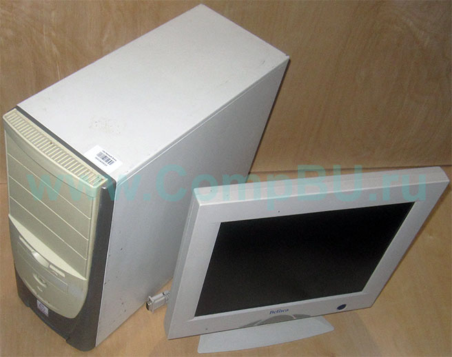 Комплект: компьютер Intel Celeron с 512Mб памяти и 15 дюймов ЖК монитор (Тверь)